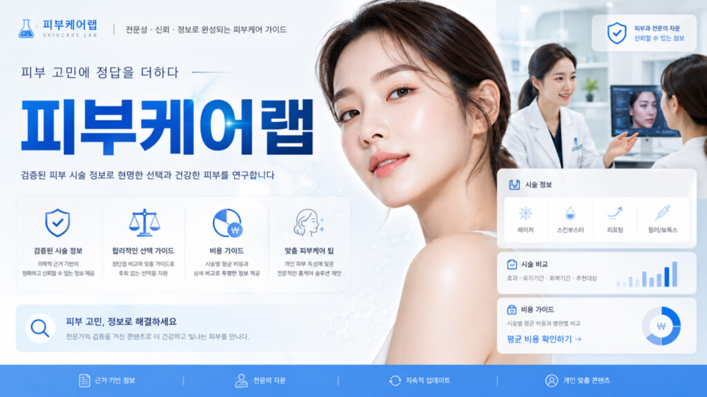 피부과 시술 비용